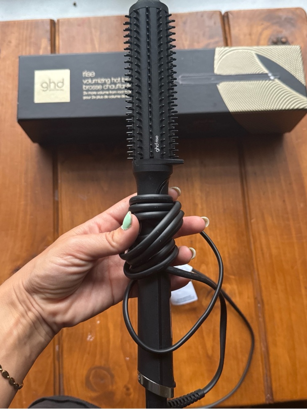 ghd Rise Volumizing Hot Brush - Black